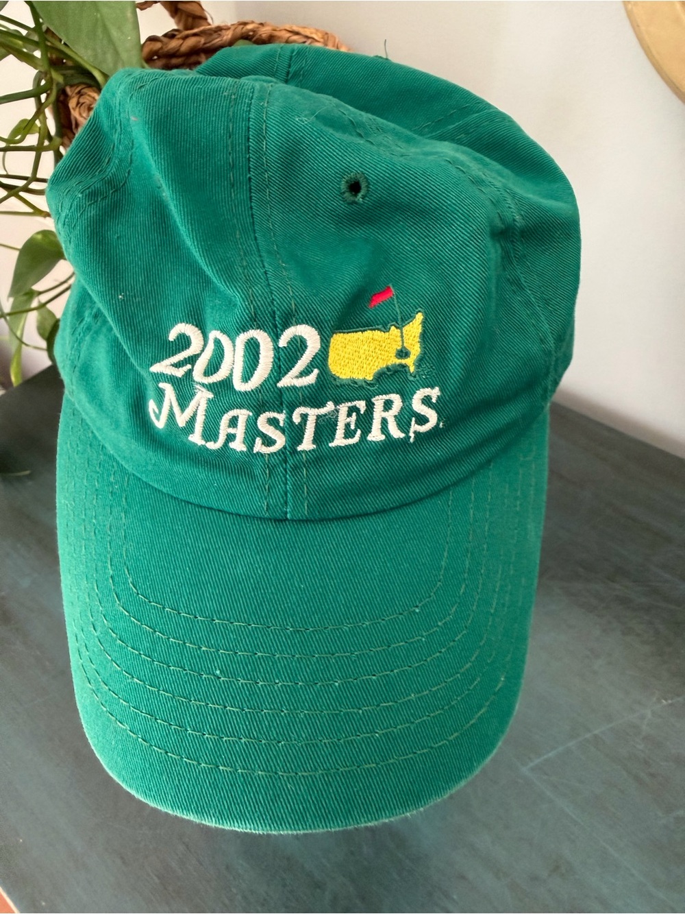 2002 Masters Tournament Augusta National Green Golf Hat Cap